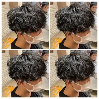 パーマ メンズ メンズパーマ特化 店長望月謙二郎のヘアスタイル