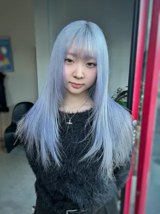 ロング カラー 梅田デザインカラー 🌈🏆ヒノキのヘアスタイル