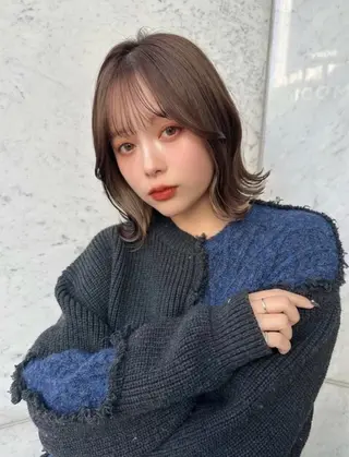 カラー 🍒HARUKA🍒 髪質改善/艶髪/韓国のヘアスタイル