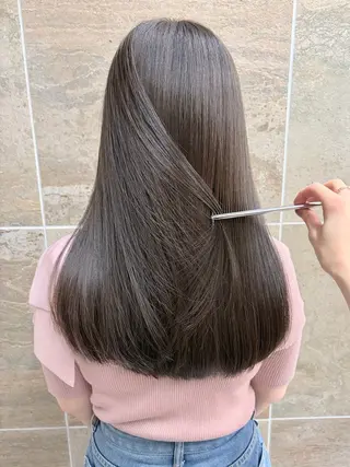 ロング カラー パーマ 《柔らかhair𓍯 》木村美姫のヘアスタイル