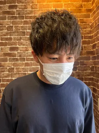 ショート カラー パーマ ヘアアレンジ メンズ キッズ ネイル マツエク・マツパ アイブロウ 久木原 ゆりのヘアスタイル