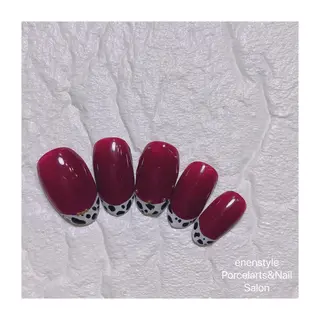 ミディアム ネイル 🐾enen style 🐾のネイルデザイン
