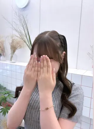 ヘアアレンジ ゆうひ🎀艶カラー/ ヘアメ/チョコカラーのヘアスタイル