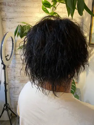 ショート カラー メンズ 長濱 俊のヘアスタイル
