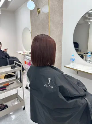 ミディアム ダメージレスブリーチ RIKU🎨のヘアスタイル