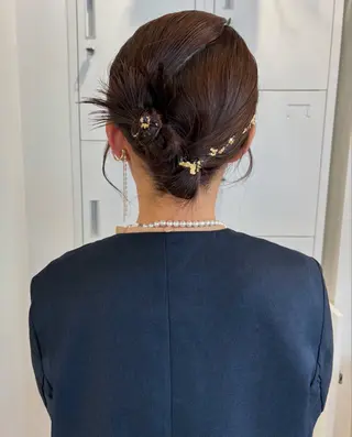 ヘアアレンジ 河野いずみ レイヤー/ボブ 🤍のヘアスタイル