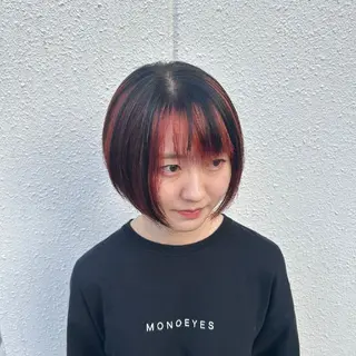 ショート カラー andArt イマヅのヘアスタイル