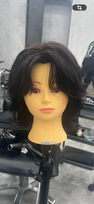 ミディアム パーマ メンズ ユーリ カットモデル募集中のヘアスタイル