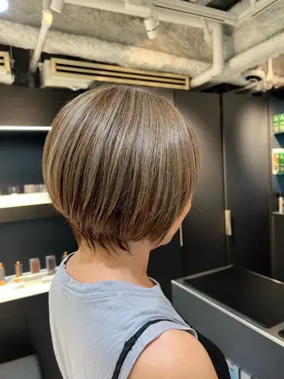 ショート カラー かわはら たみのヘアスタイル