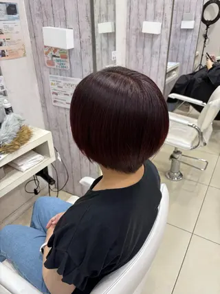 ショート カラー 🌸暖色髪質改善 MEI🌸のヘアスタイル
