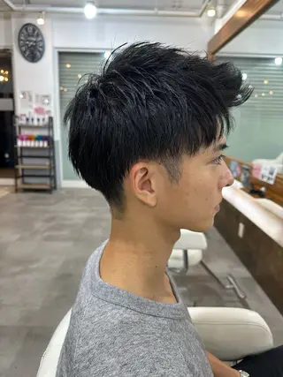 メンズ 我満 宏映のヘアスタイル