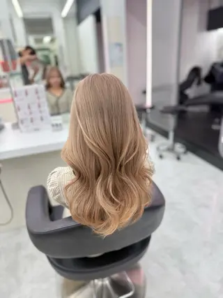 ロング カラー 🥂上品ワンホンヘア 🥂nozomiのヘアスタイル