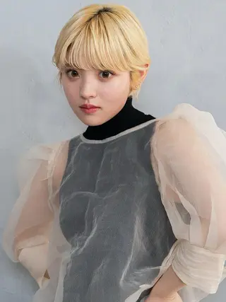 ショート カラー 菅野谷 琉那のヘアスタイル