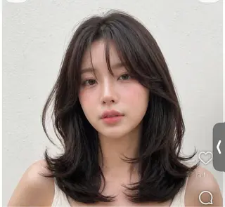 セミロング 中沢 勇一のヘアスタイル