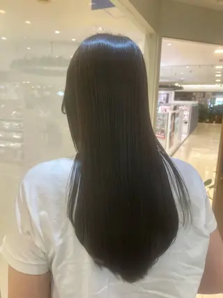 ロング カラー 縮毛矯正/髪質改善/ 艶髪ササキナツミのヘアスタイル
