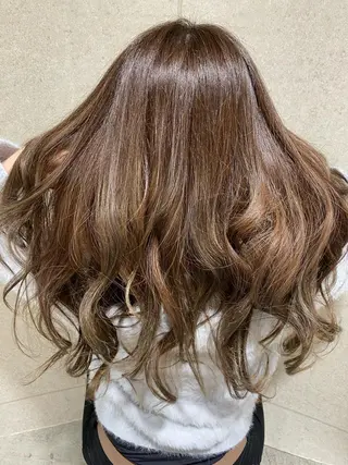 ロング カラー 長濱 俊のヘアスタイル