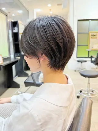 ショート 似合わせカット/心斎 橋/ヘアセットのヘアスタイル