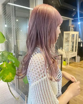 ロング カラー ヘアアレンジ マツエク・マツパ アイブロウ ウルフカット モデル募集中！ミカのヘアスタイル