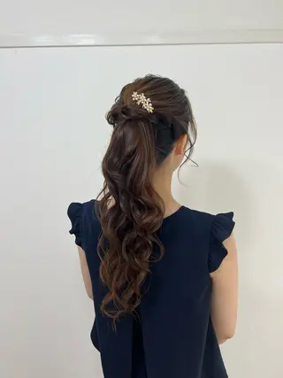 ロング 大羅 海比のヘアスタイル
