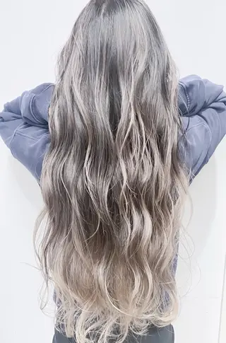 ロング カラー バレイヤージュ 藤沢 髪質改善 竹内ケンゴのヘアスタイル