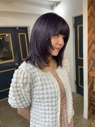 ミディアム NAGISA髪質改善 &透明感カラー🪞のヘアスタイル