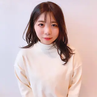 ロング カラー 中川 竜誠のヘアスタイル