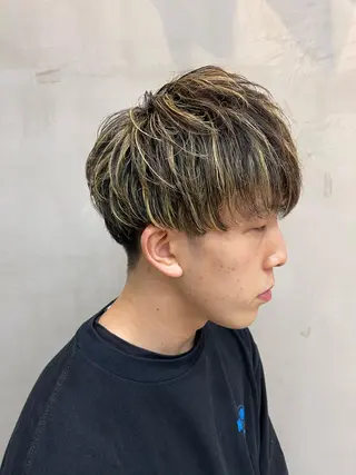 ショート カラー メンズ 似合わせショート×透 明感/やじまたかしのヘアスタイル