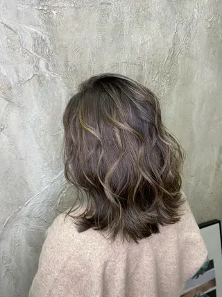 ミディアム カラー 寺門 拓馬のヘアスタイル