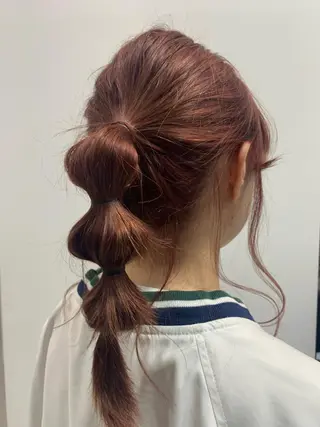 ショート カラー ヘアアレンジ REONA🪽✨薬院 レイヤーカット🫧のヘアスタイル