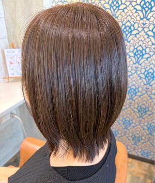 ミディアム カラー ママ美容師 Tsuchiyaのヘアスタイル