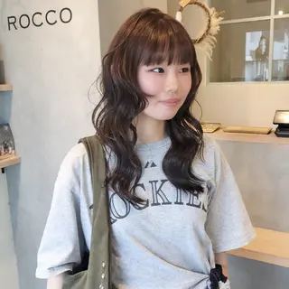 カラー 透明感カラー🫧HI NAKO/ROCCOのヘアスタイル