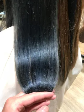 セミロング カラー 髪質改善縮毛矯正 美容師✂️山崎竜二のヘアスタイル