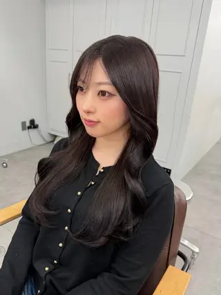 ロング 🧡くびれヘア/前髪 顔周り🧡久原結衣のヘアスタイル
