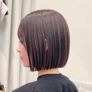 ミディアム 銀座/似合わせカット /縮毛矯正/うー🎀のヘアスタイル
