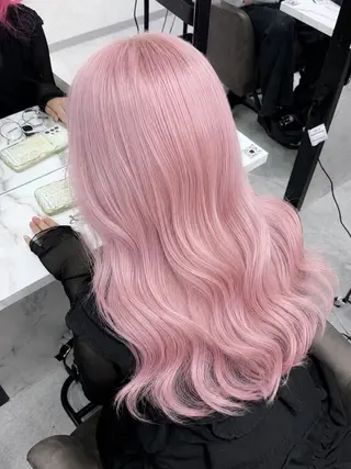 セミロング カラー 🦋ピンクカラー特化 🦋KOKIのヘアスタイル