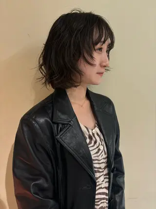 ショート カラー ヘアアレンジ 💟Opus // Mizuki🐕のヘアスタイル