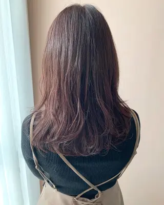 ロング カラー hubhair レイヤー/透明感のヘアスタイル