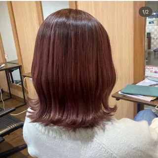 ミディアム MOLLA ✂️辻のヘアスタイル