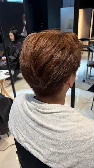 ショート three_ ナオキのヘアスタイル
