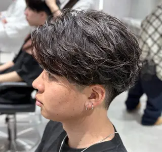 ショート パーマ メンズ 【メンズ特化】 池田大成✂︎のヘアスタイル