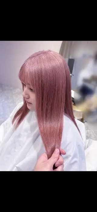 セミロング ✨透明感カラー🫧 れんのヘアスタイル