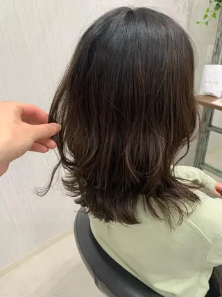 ミディアム repose日本橋 室町のヘアスタイル