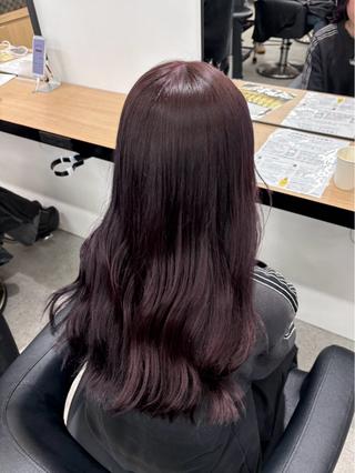 ロング miku/ラベンダー 透明感カラー🪻❤︎のヘアスタイル