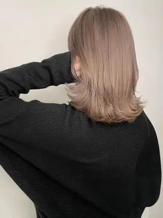 セミロング カラー BUCKS【天王寺】 バックス【駅30秒】のヘアスタイル
