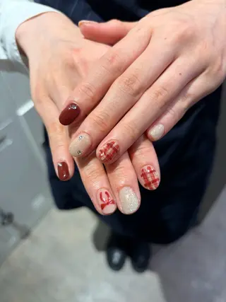 ネイル 透明感カラー🫧🎀 まりなのヘアスタイル