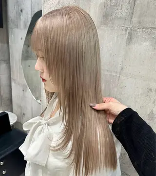 ロング カラー 💋色気ハイトーン 💋HARUKAのヘアスタイル
