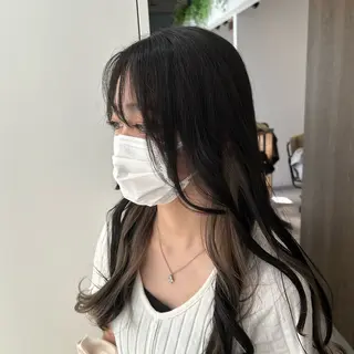 ロング カラー 井手 孔介のヘアスタイル