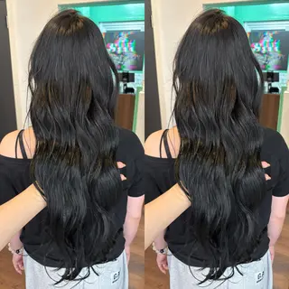 ロング カラー なんば、心斎橋🍓 ハイトーンnicoのヘアスタイル