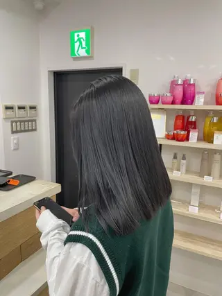 セミロング 宍戸 秀斗のヘアスタイル