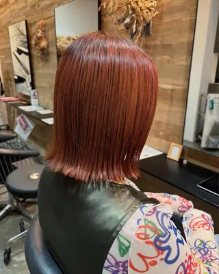 ミディアム 工藤 璃乃 /ぱつっとボブのヘアスタイル